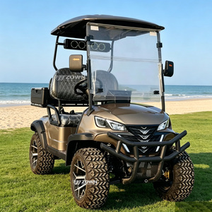 Voiturette de golf électrique 2026 à châssis surélevé, batterie lithium à charge rapide, phare LED pour le transport sur les terrains de golf, les complexes hôteliers et les villas - Product Image 1