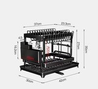 Égouttoir de cuisine domestique, support de rangement pour vaisselle, couteaux et fourchettes