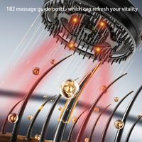 Nouveau masseur de tête électrique vibration de la tête relaxation du corps entier technologie de massage par ultrasons 10 tête de massage