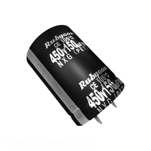 Original 220 uF Through Hole <b>CAP</b> ALUM 220UF 20% 420V <b>SNAP</b> TH 420NXG220MEFC35X25 Capacitor - Product Image 1