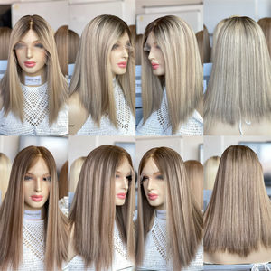 Perruque transparente HD Lace Front de luxe, cheveux humains longs de 20 pouces, nœud unique, couche légère et droite 5.0 pour femmes - Product Image 6