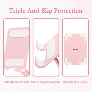 Gifts for Girls Flexible Metal Non-slip 360 Degree Desk Medal Foldable Mobile Phone & <b>Tablet</b> <b>Holder</b> - Product Image 4