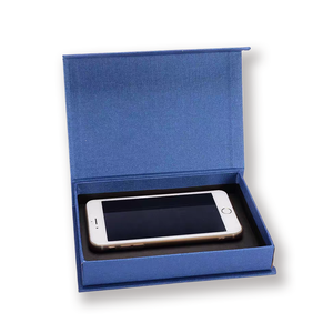 Tùy Chỉnh Sang Trọng Màu Xanh Hải Quân Từ Fsc Hộp Giấy Nam Châm Đóng Cửa Cho Cao Cấp Điện Thoại Bao Bì - Product Image 4