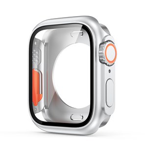 Funda Protectora Transpirable Forwelleny de PC+Película Templada para Reloj Inteligente de 44mm/45mm con Hebilla de Goma - Product Image 1