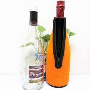 OEM Insulated Neoprene Waterproof Foldable Portable Tote Bag for Single 750ml Red Wine <b>Bottle</b> - Product Image 1