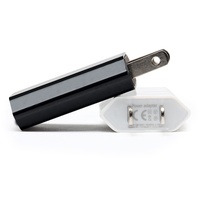 Chargeur mural ultra-fin HNT 5W USB-A, adaptateur secteur portable mince, bloc de charge rapide pour iPhone Android, prise compacte de voyage