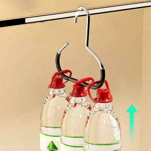 Tendedero de ropa de plástico multifuncional, 8 perchas con hebilla a prueba de viento, Clips antideslizantes, ropa interior/calcetines, organizador de ropa - Product Image 4