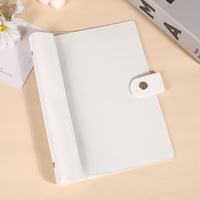Classeur A5 souple en cuir PU PVC B5, classeur à anneaux à feuilles mobiles pour étudiant Journal planificateur cahier école bureau