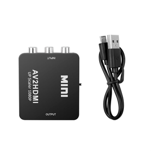Nouvel adaptateur RCA vers HDTV pour HDMI Composite 1080P 3 RCA CVBS, mini convertisseur audio-vidéo HDTV vers AV, petite boîte Mini Hdmi2av <span class=keywords><strong>Av2hdmi</strong></span> - Product Image 4
