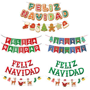 Nouveau joyeux noël joyeux ballons et bannières guirlande pour Noël Festival <span class=keywords><strong>de</strong></span> Noël maison <span class=keywords><strong>cheminée</strong></span> décorations <span class=keywords><strong>de</strong></span> fête <span class=keywords><strong>de</strong></span> jardin - Product Image 2