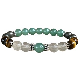 Natural Stone <b>Beaded</b> <b>Bracelet</b> Citrine Green Aventurine 6mm Women's Bohemia Everyday Wear - Product Image 4