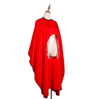 Offre Spéciale Salon Imperméable À L'eau PVC Fenêtre TRANSPARENTE Jouable Téléphone Portable Antiadhésif Cape De Coupe De cheveux