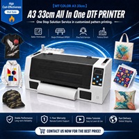 Imprimante DTF A3 à tête d'impression XP600 unique, meilleure qualité d'impression, garantie d'un an, support technique gratuit pour l'impression de vêtements personnalisés