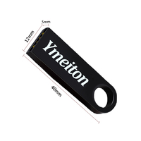 Ymeiton C3 Flashdisk USB 2.0, Pen Drive logam panjang 2GB 4GB 8GB 32GB 128GB 16GB 64GB