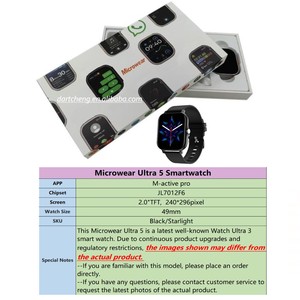 Montre connectée U5, supérieure à la U4. Ultra4 ultra 4, version sportive robuste pour l'extérieur, montre connectée 3 ultra 5 Ultra5 - Product Image 2