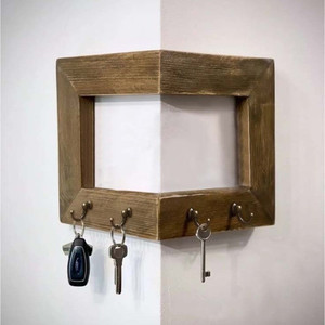 Wholesale Hot Sale Modern Solid Wood <b>Key</b> <b>Hook</b> <b>Wall</b> Mounted Entryway Organizer Nordic-style Mini House Decor <b>for</b> Coats Kitchen - Product Image 5