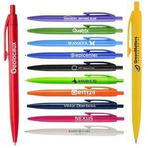 Custom Logo UV Printed Feather Body Multi-Functional Hotel Plastic <b>Ballpoint</b> <b>Pen</b> 1.0mm Writing Width Promotional Gift - Product Image 1