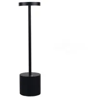 गोल्डन स्पर्श dimmer के नेतृत्व में बैटरी संचालित प्राचीन पीतल टेबल लैंप रेस्तरां रिचार्जेबल ताररहित टेबल लैंप की रोशनी के लिए बार
