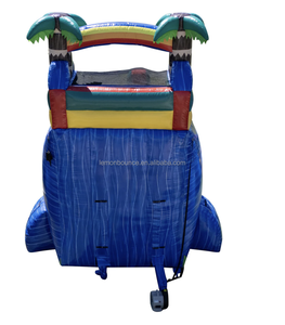 Tobogán Acuático Inflable Gigante Tropical <span class=keywords><strong>de</strong></span> Doble Carril <span class=keywords><strong>con</strong></span> <span class=keywords><strong>Piscina</strong></span> <span class=keywords><strong>de</strong></span> Chapoteo, Equipo <span class=keywords><strong>de</strong></span> Juego Acuático para Exteriores <span class=keywords><strong>de</strong></span> Verano para Adultos y Niños - Product Image 6