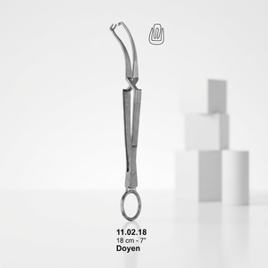 Pinces à serviettes Doyen en acier inoxydable de haute qualité pour chirurgie générale, 18 cm / 7 pouces, instruments chirurgicaux - Product Image 6