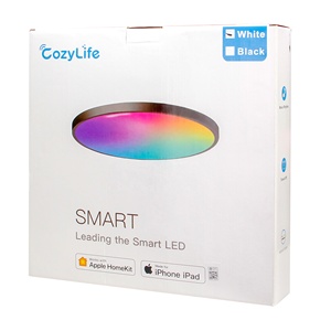 Homekit-lámpara de techo inteligente para el hogar, luz blanca y negra con Wifi, Control por voz, para dormitorio, interior, restaurante - Product Image 6