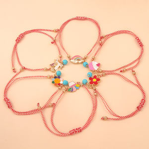 Venta al por mayor griego marzo niños pulsera minimalista Matisse diseño lindo dibujos animados hecho a mano Año Nuevo mujeres niñas joyería regalo - Product Image 3