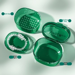 Scatola per la pulizia ortodontica in Silicone portatile multiuso per l'igiene orale dentale per l'igiene dentale - Product Image 5