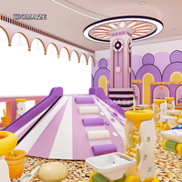 Équipement de parc de trampolines intérieur sur mesure de grande taille, aire de jeux multifonctionnelle pour parc d'attractions commercial pour enfants