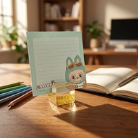 Lot de 12 supports d'étiquettes en acrylique transparents pour bureau et mariage