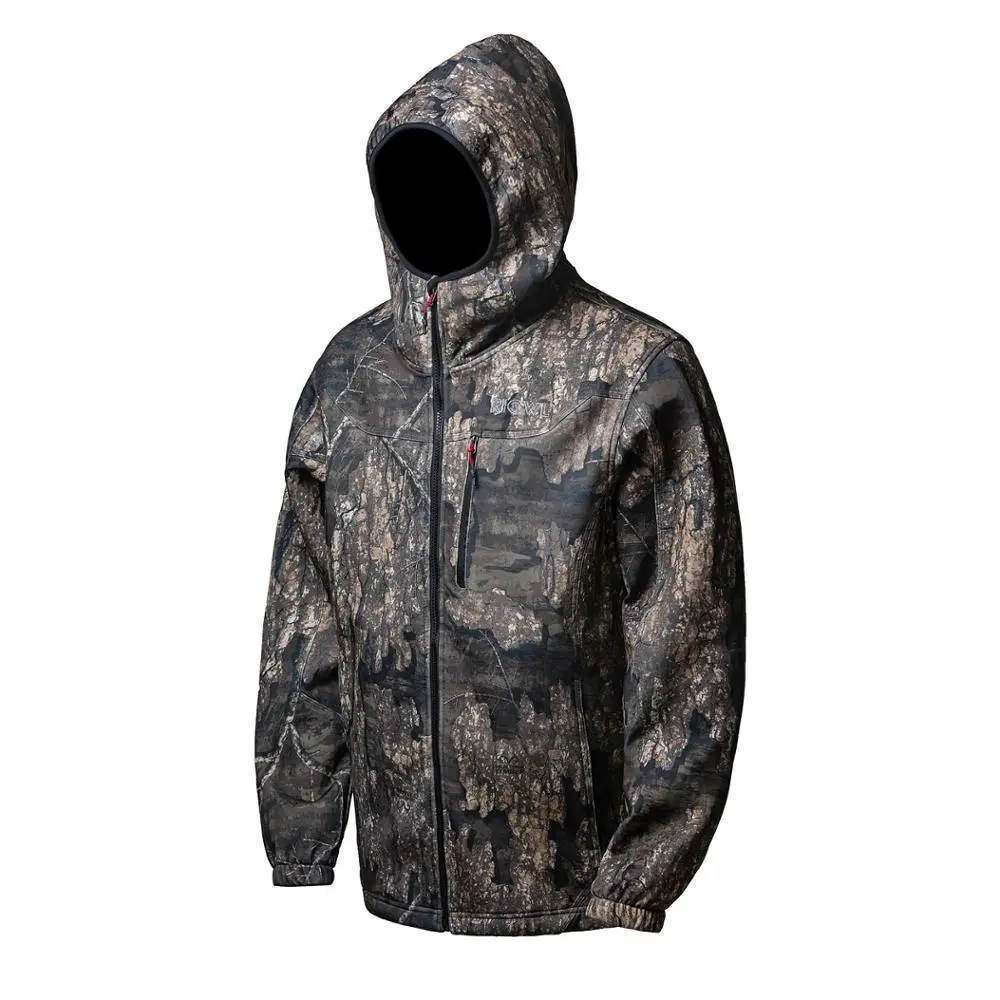 High quality waterproof camo softshell hunting jacket fishing tactical hiking cloth for men