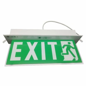 Venta al por mayor seguridad contra incendios 85V 265v 3W 5W 1,5 horas tiempo de emergencia 800mAh batería recargable de acrílico de aluminio luz de emergencia Led - Product Image 1