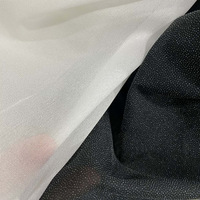 PA PES 30D 50D 75D Entoilage thermocollant tissé à double point pour jet d'eau, Matériaux de couture en Chine