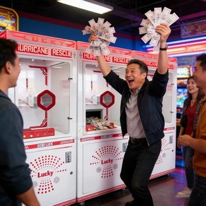 Máquina de Juego Arcade Operada con Monedas, Atrapa Dinero, para Negocios, Atractivo Gabinete con Receptor de Monedas - Product Image 5