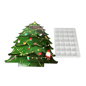 Bracelets <span class=keywords><strong>de</strong></span> <span class=keywords><strong>calendrier</strong></span> <span class=keywords><strong>de</strong></span> <span class=keywords><strong>l</strong></span>'<span class=keywords><strong>avent</strong></span> <span class=keywords><strong>de</strong></span> Noë<span class=keywords><strong>l</strong></span> personnalisés du fournisseur chinois Conception originale UV Avantage Feuille Spécifications Papier Plateau en plastique - Product Image 4