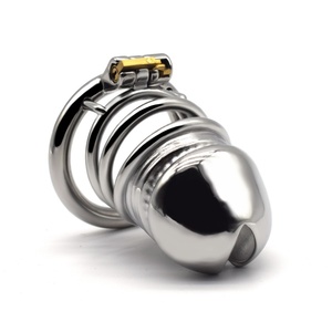 Dispositivo de Castidad Masculina, Jaula para Pene de Acero Inoxidable, Productos de Sex Shop, Candado de Castidad para Hombres - Product Image 2