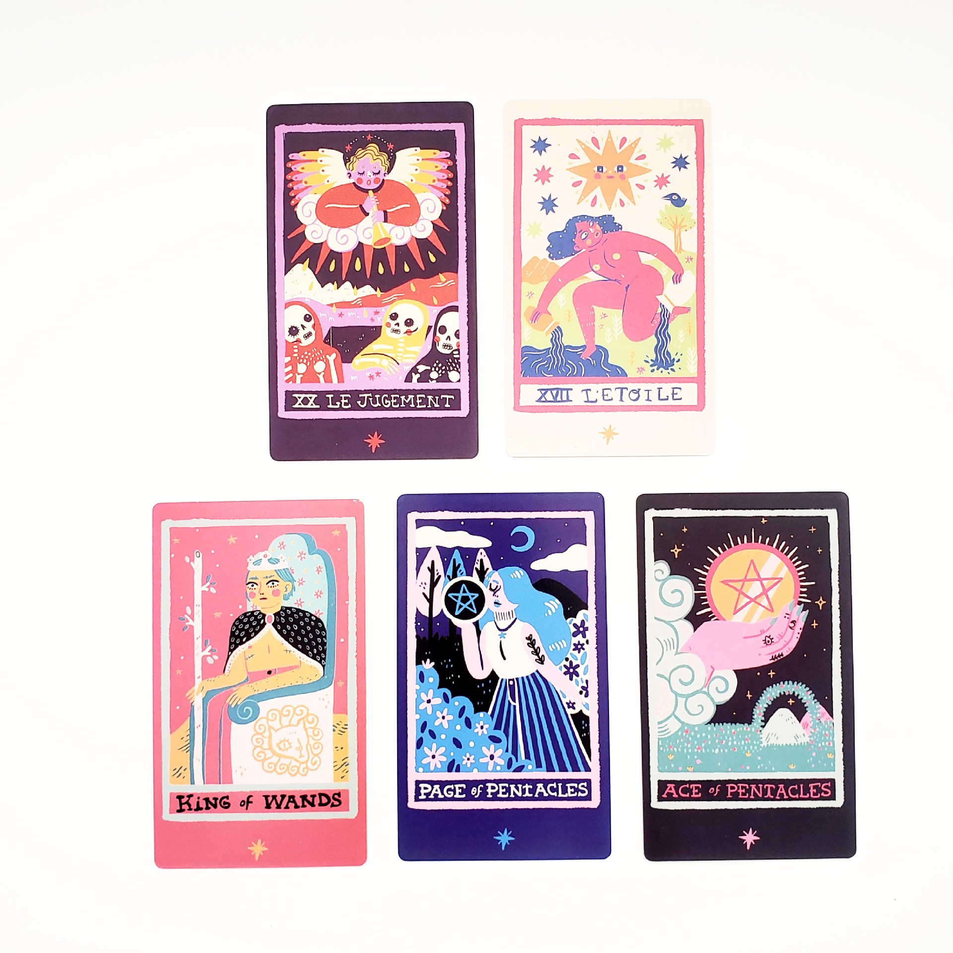 2024 New 12 * 7cm English Version Card Rainbow Tarot Rainbow Tarot