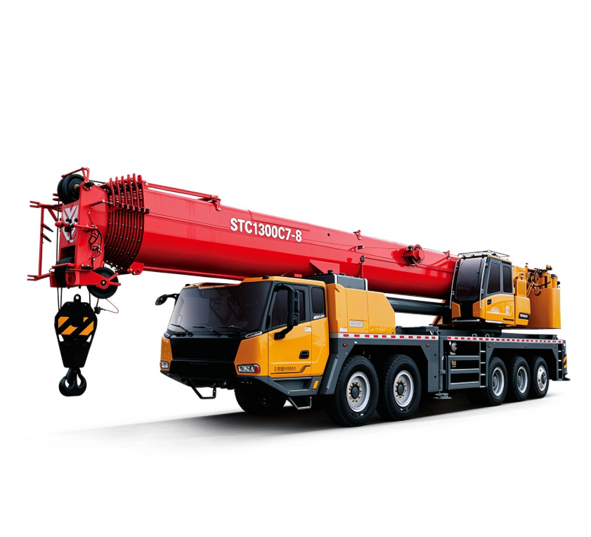 Popular 130 Ton STC1300C7-8 4720kN.m Powerful Truck Crane for Lifting ...