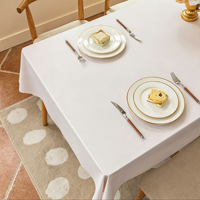 Nappe rectangulaire décorative en PVC imitation peau de mouton, imperméable, anti-taches, facile à nettoyer, style luxueux pour la maison, la salle à manger, la table basse