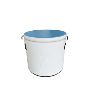 新しい形の氷浴槽回復浴槽グレーブルーカラープラスチックカスタマイズされた屋外コールドプランジSPA浴槽 - Product Image 6