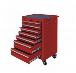 Armoire à outils à 13 tiroirs pas chère, chariot à outils en métal sur roulettes pour garage, avec outils - Product Image 2
