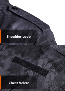 Unisex XXL bdu Polyester ngụy trang đồng phục chất lượng cao thoáng khí chống tĩnh điện chống cháy ACU trang phục đào tạo chiến thuật - Product Image 3