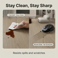 Parquet stratifié AC5 résistant à l'huile, système de pose clipsable, WPC, ton foncé, avec âme insonorisante pour salles de jeux