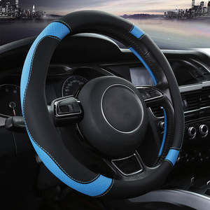 Cubierta protectora universal para <span class=keywords><strong>volante</strong></span> de coche para <span class=keywords><strong>Nissan</strong></span> Tiida March Qashqai J11 <span class=keywords><strong>Versa</strong></span> Kicks Juke Note accesorios para coche 37-39cm - Product Image 4