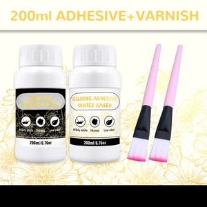 TIMESRUI Colle écologique à base d'eau pour dorure, adhésif pour feuille d'or, revêtement pour <span class=keywords><strong>cadre</strong></span> photo DIY et décoration de bois - Product Image 3