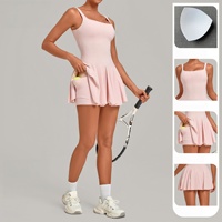 Robe de sport pour femmes, pickleball, golf, haute élasticité, séchage rapide, à porter à l'extérieur, athlétique, fitness, pour femmes