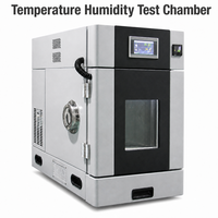 Chambre d'essai de température et d'humidité de paillasse, mini-chambre climatique constante haute/basse température 22L, -40~150°C, 30-95% HR, écran tactile, pour laboratoire