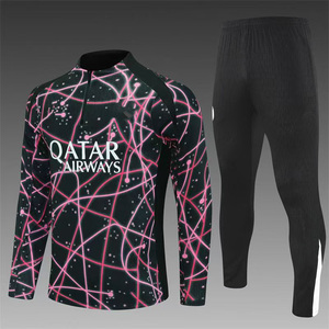 Completo da Allenamento <span class=keywords><strong>Calcio</strong></span> Paris, Maglia Francia 2025-2026, Kit <span class=keywords><strong>Calcio</strong></span> Casa Squadre Europee, Tuta da Allenamento <span class=keywords><strong>Calcio</strong></span> - Product Image 3