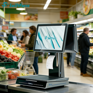 Bilancia Elettronica Digitale con Schermo Touch da 15,6 Pollici, <span class=keywords><strong>Registratore</strong></span> <span class=keywords><strong>di</strong></span> <span class=keywords><strong>Cassa</strong></span> con Bilancia POS Android - Product Image 4