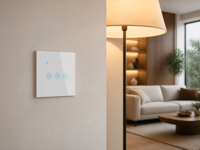 Interruptores de Pared Inteligentes OCY Zigbee con Control Remoto por Voz y Temporizador, Monitoreo de Energía, Control por Aplicación Tuya, Retención Magnética, para Hogar Inteligente