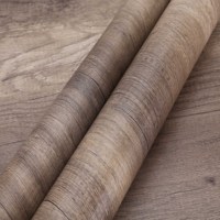 Sustrato de PVC texturas de madera en relieve película de decoración interior de PVC superficie protectora panel de puerta prensa lámina de melamina para panel de acero
